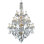 Lustre à niveaux 25 lumières de style bougie Abram