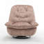 Fauteuil inclinable inclinable (naturel et brun clair)