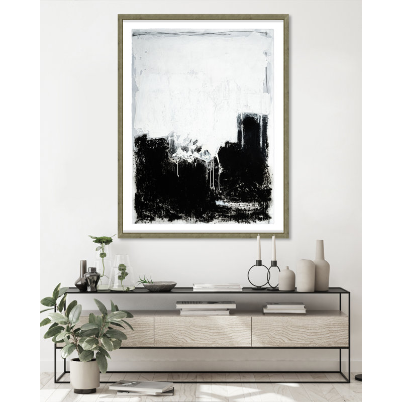 «Dividing Lines» encadré sur papier par Elige Print