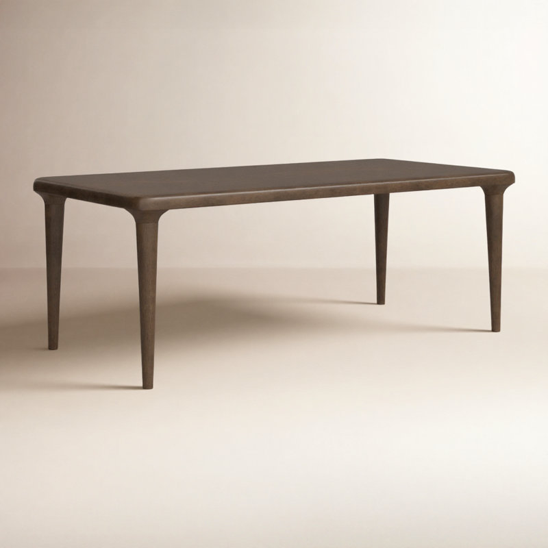 Table de salle à manger en bois massif Adamsville, 30" H x 84" L x 42" W
