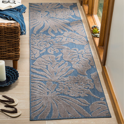 Tapis bleu Patricia