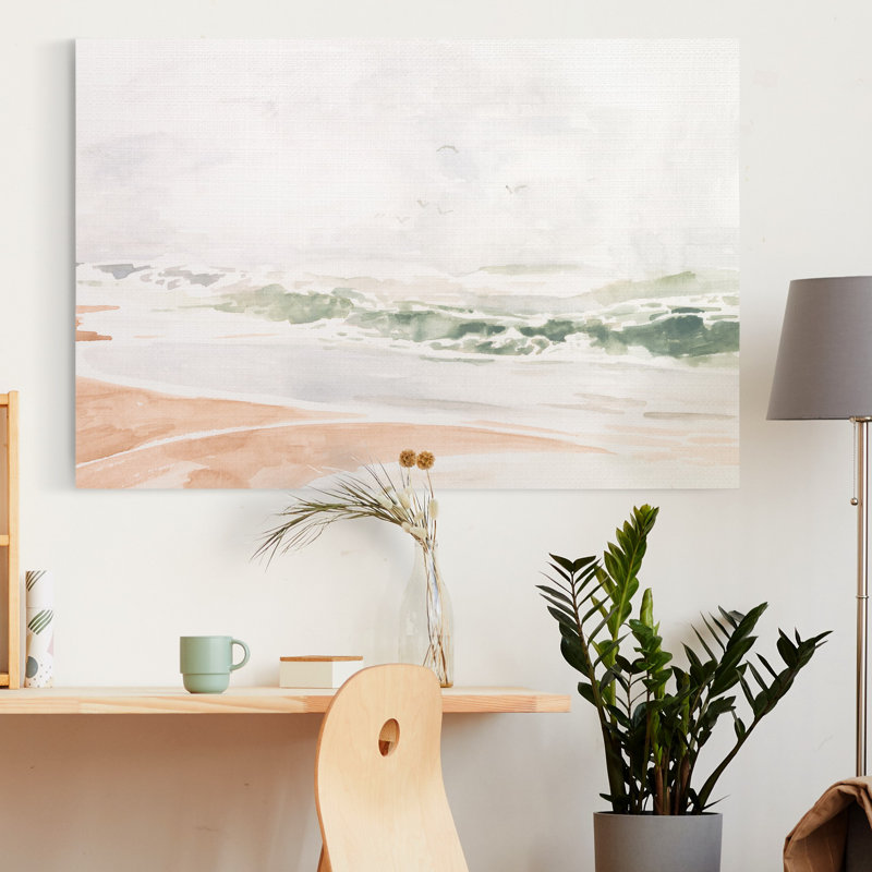 Sandy surf II-impression sur toile tendue, H 48 po x l 32 po x P 1 po