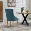 Ravenna 47cm H Linen Upholstered Full Back Dining Chair-401456740