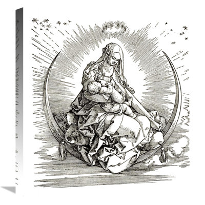 " The Virgin in Glory " by Albrecht Dürer Graphic Art Print