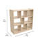 Unité de rangement ouverte en bois de qualité commerciale Bright Beginnings