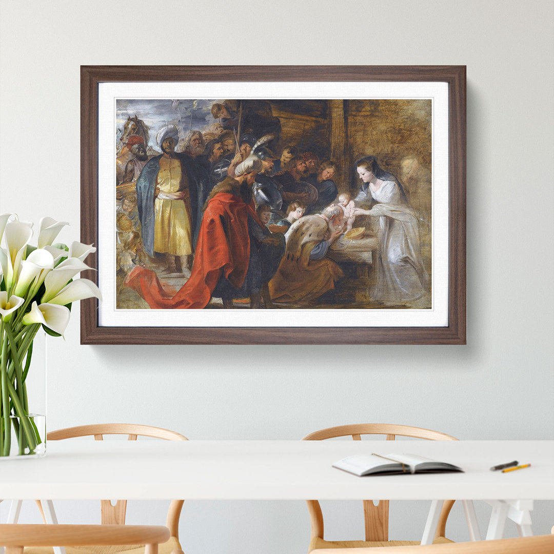 The Adoration of the Magi by Peter Paul Rubens - Picture Frame Painting