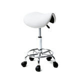 Adjustable Height Ergonomic Lab Stool with Wheels