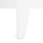 Table de chevet blanche en simili bois avec tiroir fonctionnel, l 20,46 po x P 19,23 po, H 24,18 po en matériau, 21 po x 19,2 po x 24