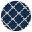 Ammundsen Geometric Navy/Beige Area Rug-2068512155