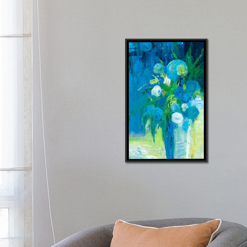 «Literal Imaginings», impression sur toile, H 26 po x l 18 po x P 1,5 po, Toile avec cadre noir, Pas de tapis