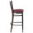 Brixton Hercules Series Ladder Back Metal Restaurant Barstools-21223161-49305573-49305574
