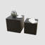 Ensemble de 2 tables basses en MDF Polimice-826595253