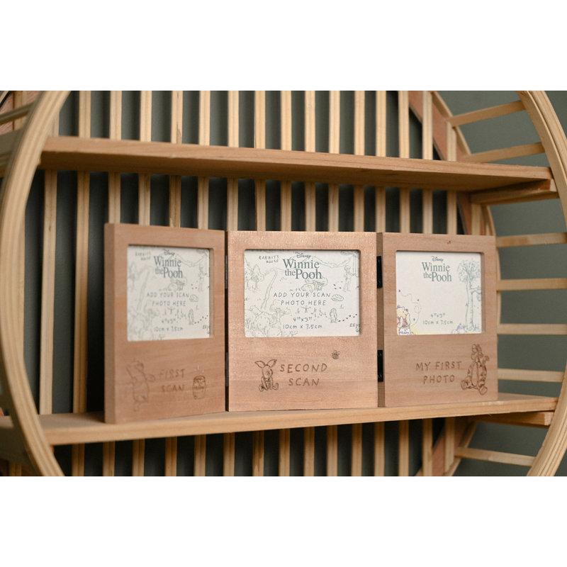 Disney Winnie The Pooh Folding Multi Aperture Scan Frame