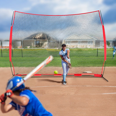 Barricade Backstop Net, Ball Sports Barrier Netting, Portable Practice