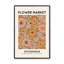 Retro Flower Markets II, ensemble de 2 impressions dans un cadre-804038148-804038151