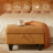 Rectangular Storage Ottoman Bench, Faux Leather Footrest With Hinged Lid, Coffee Table Stool For Living Room, Bedroom, Entryway, Orange-729512028