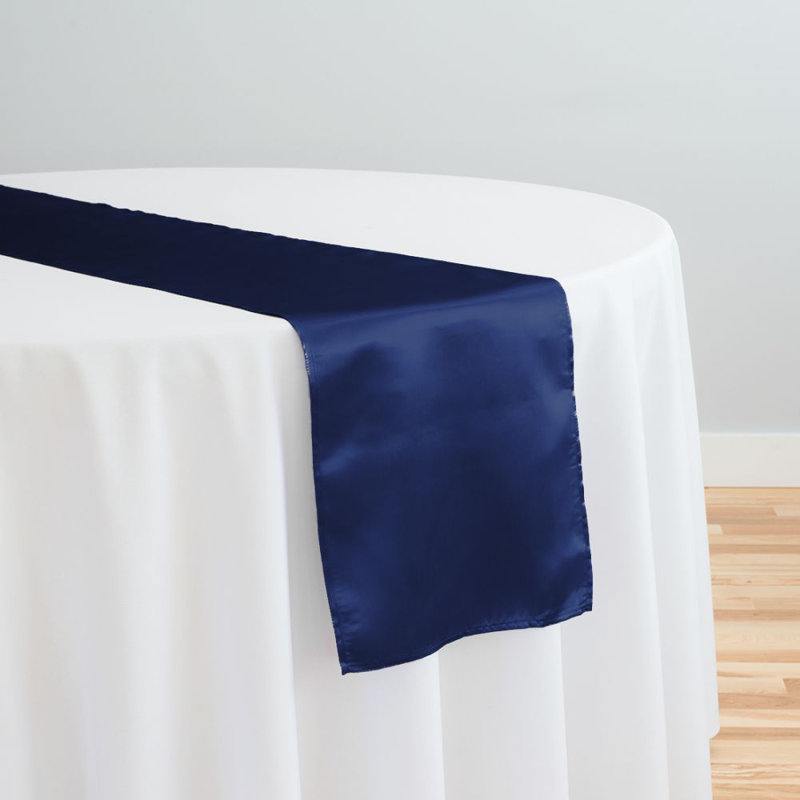 Chemin de table 14 x 108, Bleu marine