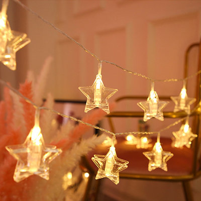 LED Photo Star Clip Light String Room Background Wall Decoration Light Photo Clip Color Light String Gift