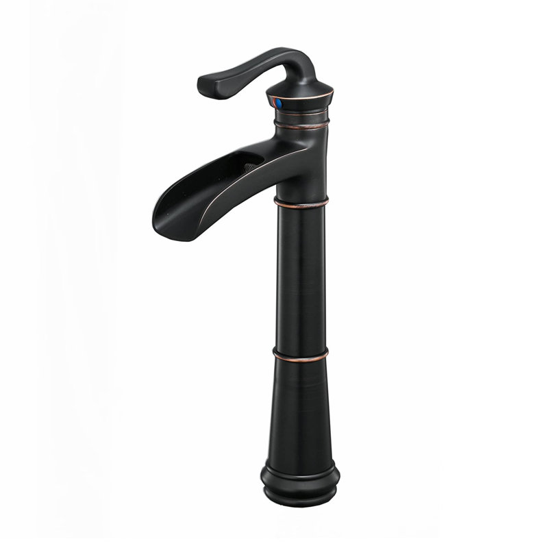 Robinet de lavabo vasque Waterfall, Bronze huilé