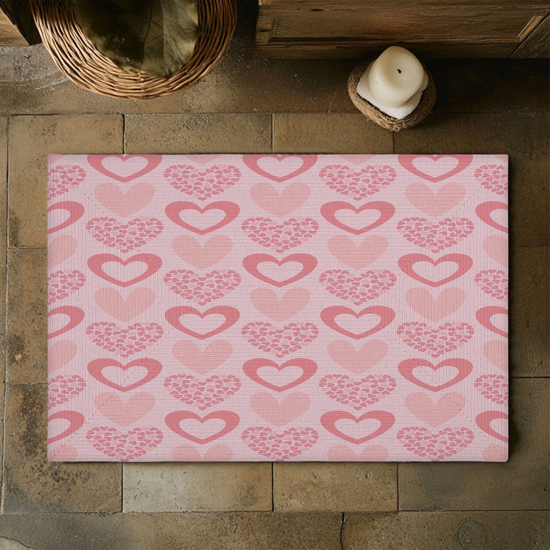 Tapis tressé Hearts of Romance, Rectangulaire 3 pi x 5 pi