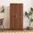 Kitchen Pantry Cabinet, Walnut  Freestanding Buffet Cupboards Sideboard With Doors &  Shelves, Kitchen Pantry Storage Cabinet-1849983364