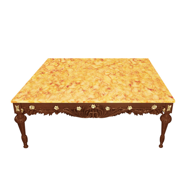 Coffee Table, Crema Valencia, Burl 03