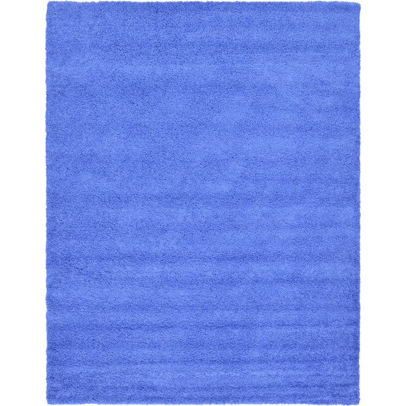 Tapis bleu profond Bethane, Oval 4'1" x 6'1", Bleu