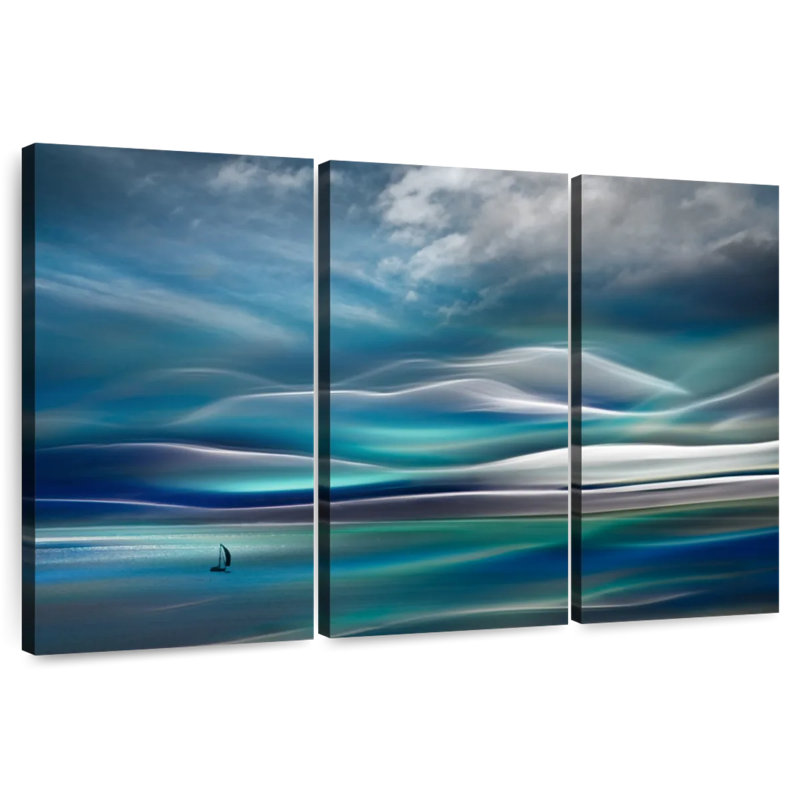 Kerrick abstrait voile I, H 20 po x l 33 po