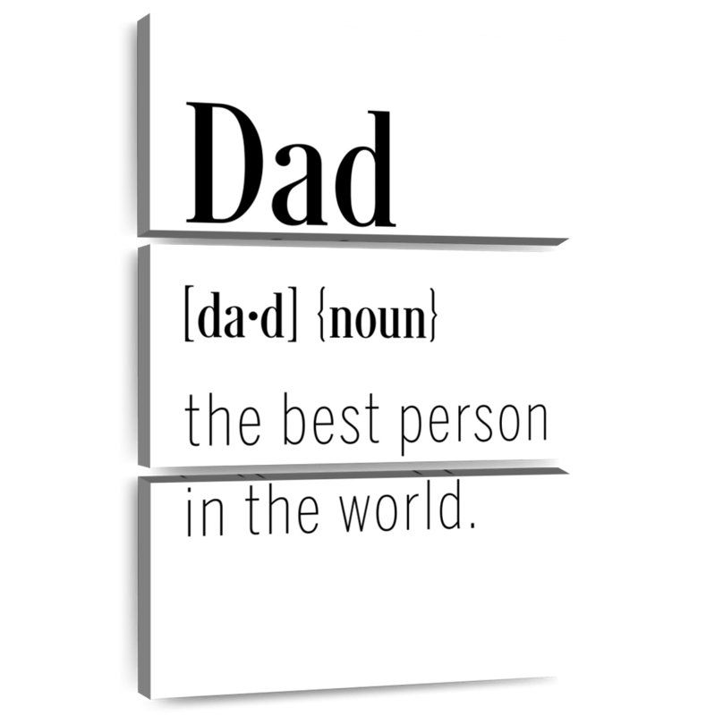 Dad Definition, 38" H x 24" W