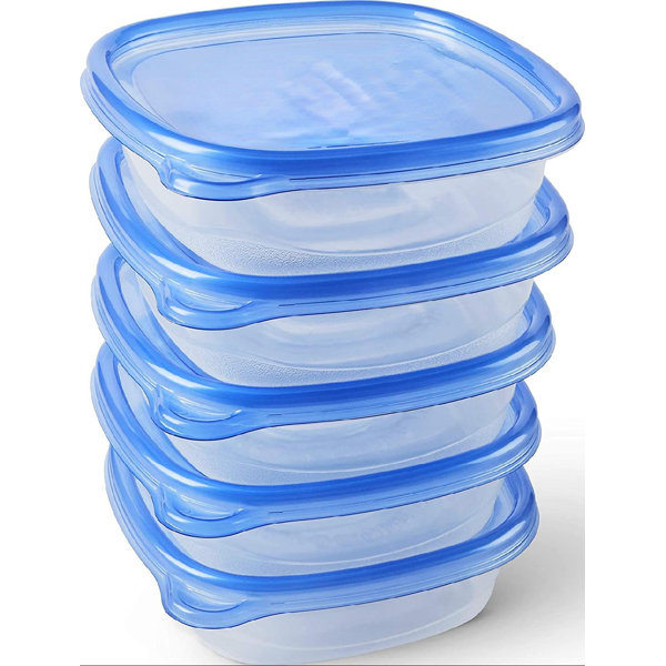 Sealable Plastic Food Container Set (5-Piece Set) Prep & Savour