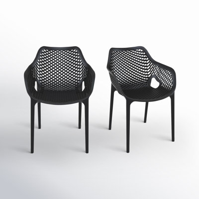 Farrah Premium All-Weather Outdoor Stacking Dining Armchair