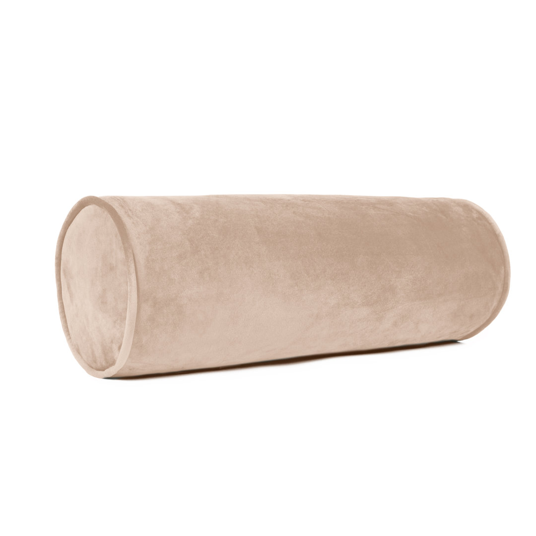 Sherry Kline Velvet Zippered Neck Roll Bolster (Set Of 2) (Set of 2) Sherry Kline