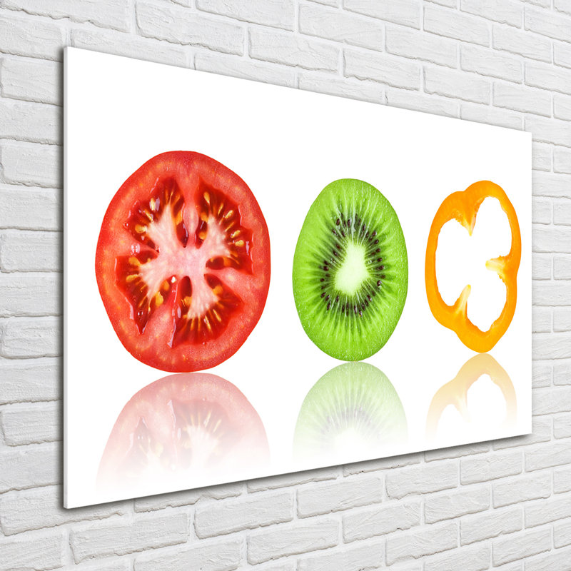 Fruits And Vegetables - No Frame Print on Glass