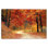 «Crimson Canopy Curve», art mural sur toile tendue