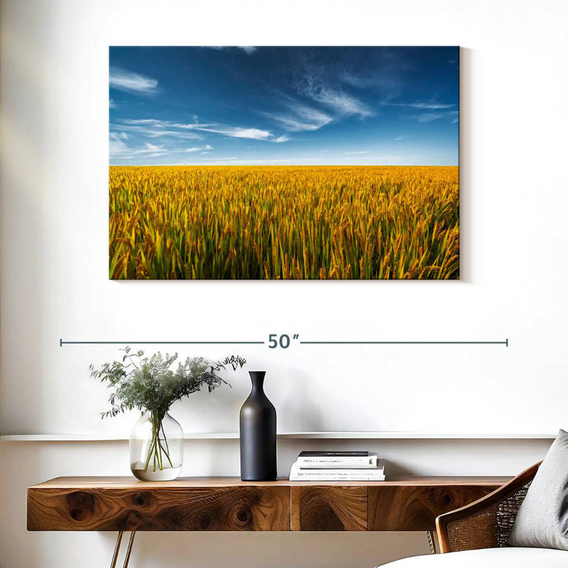 Harnek Suzhou Wheat Field, 26" H x 39" W