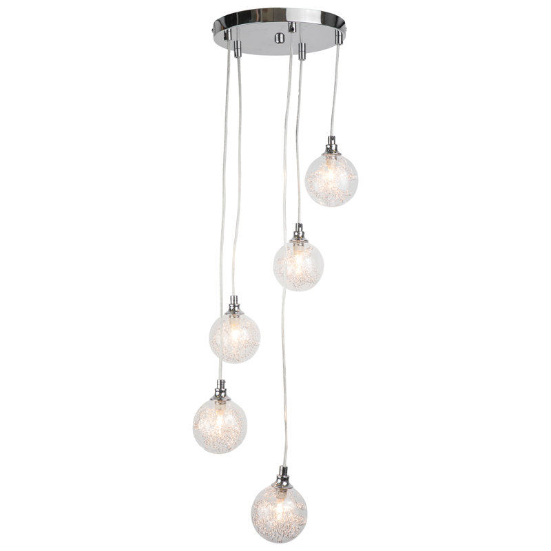 Batum 5 - Light Chrome Cluster Pendant