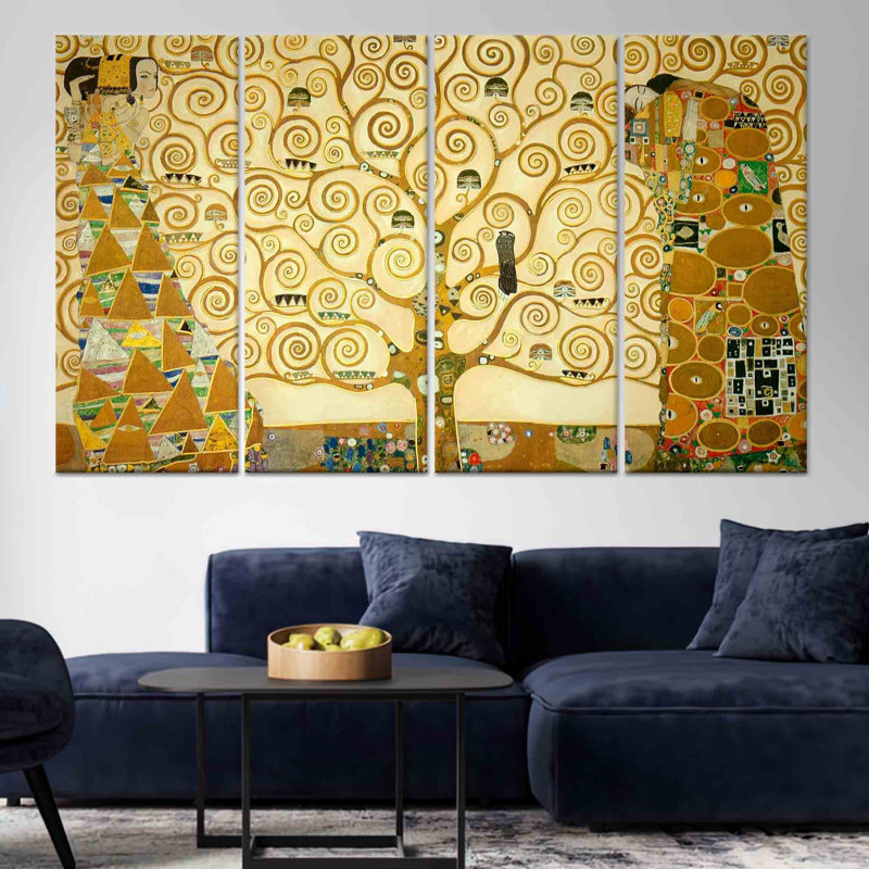«Gustav Klimt», impression sur toile «Tree of Life», toile tendue 4P, 43,3 po H x 63 po l