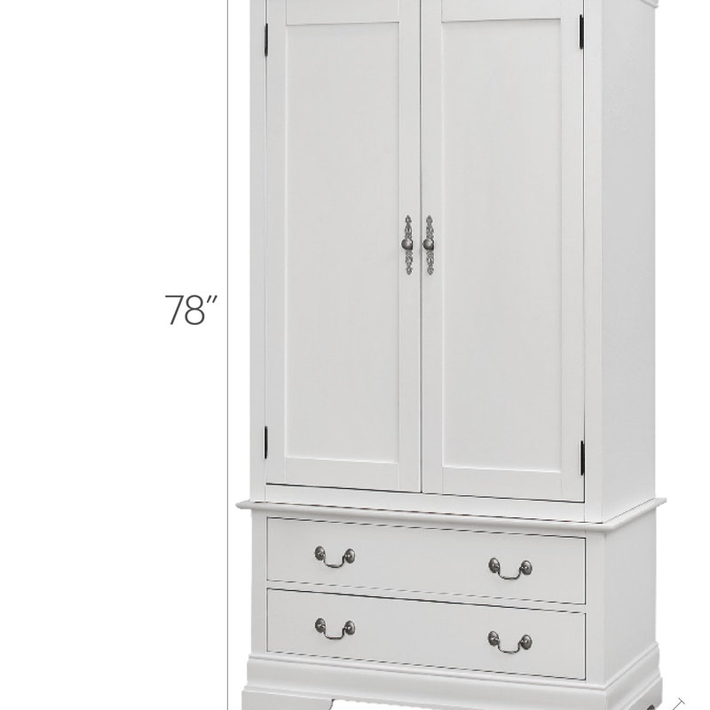 Armoire Louis Phillipe G3190-A
