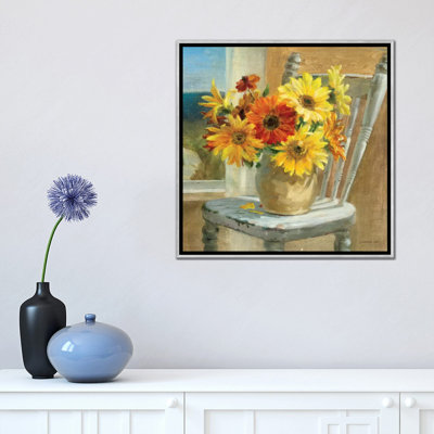 " Sunflowers By The Sea Crop " by Danhui Nai