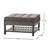 Rectangle Tufted Upholstered PU Ottoman