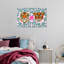 «Animals Welcome to our Jungle Modern», reproduction d'art sur toile rose-5927035
