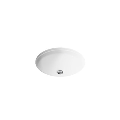 Canvas® Metal Oval Undermount Bathroom Sink with Overflow