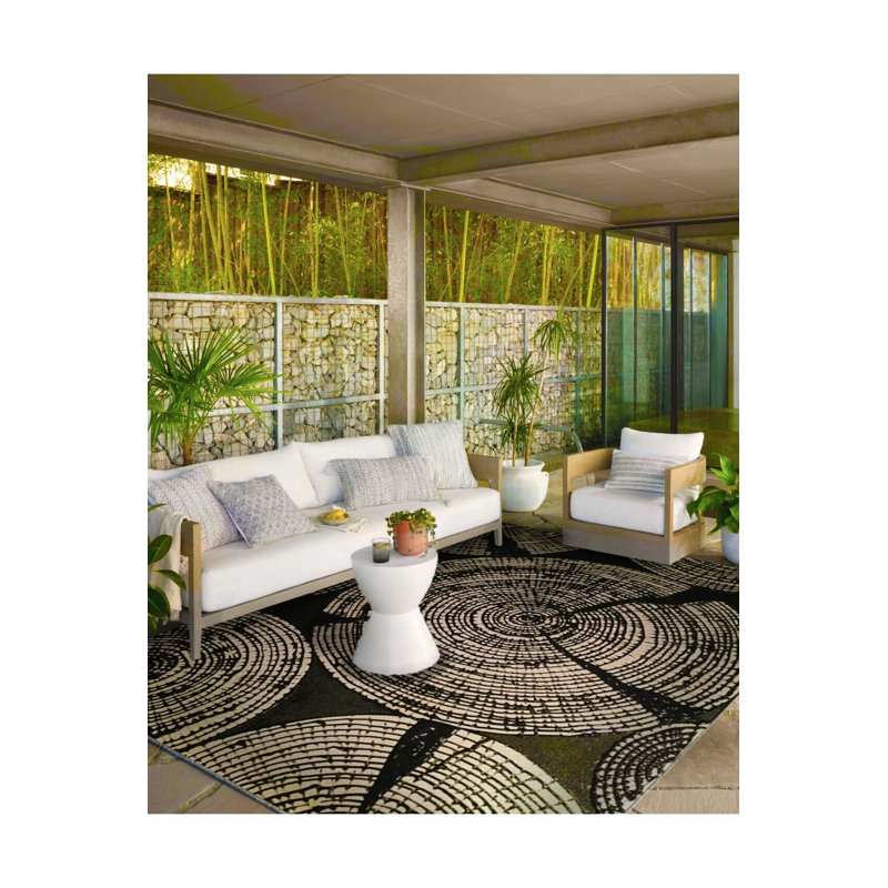 Tapis noir lavable décoratif, Tapis de couloir 2 pi 6 po x 6 pi 7 po inclus