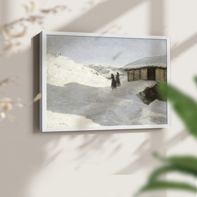 Paysages rétro-CCXII - reproduction encadrée, H 8 po x l 10 po, Blanc