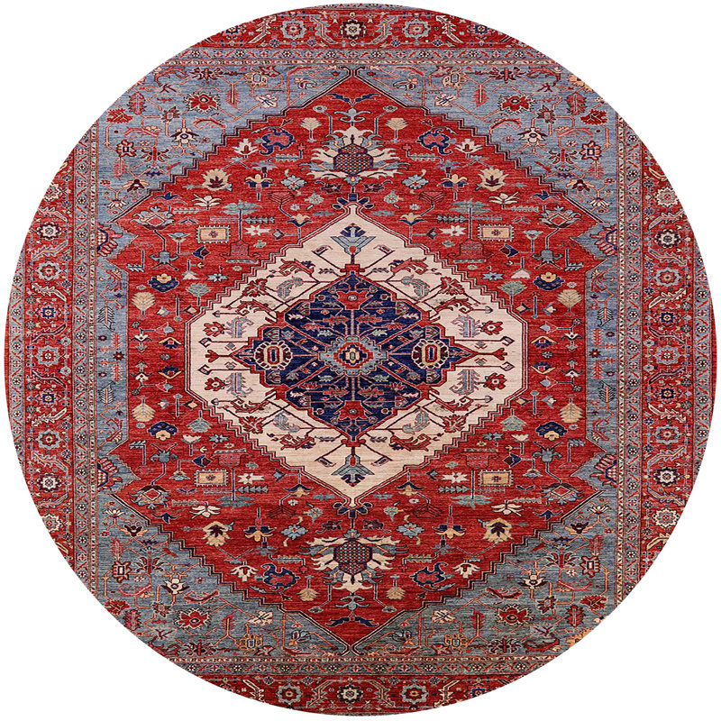 Oriental Indoor Rug, Round 5'