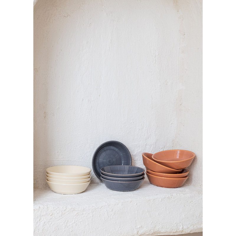 Latitude Run Annamarie 100% CERAMIC Salad Bowl