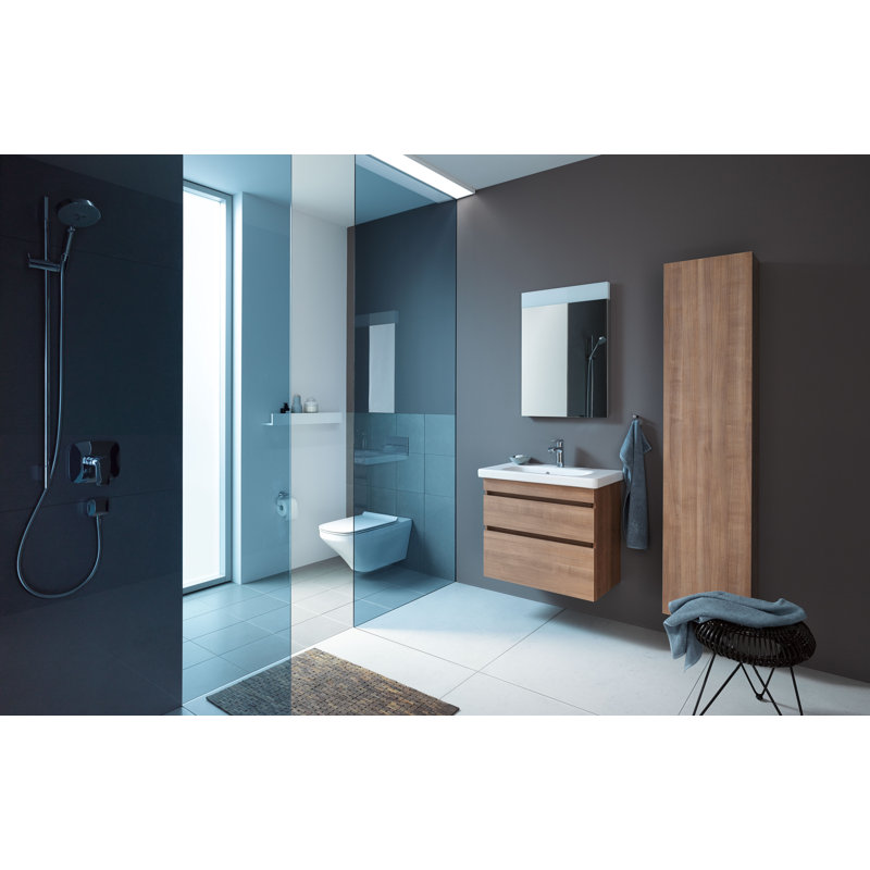 Meuble-lavabo simple 22 po Vero, Cerisier américain, Monotrou