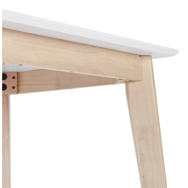 Tetbury Solid Wood Base Dining Table, White
