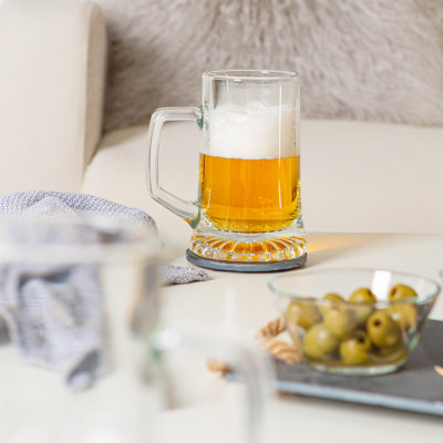 Stern 290ml Glass Beer Mug Set
