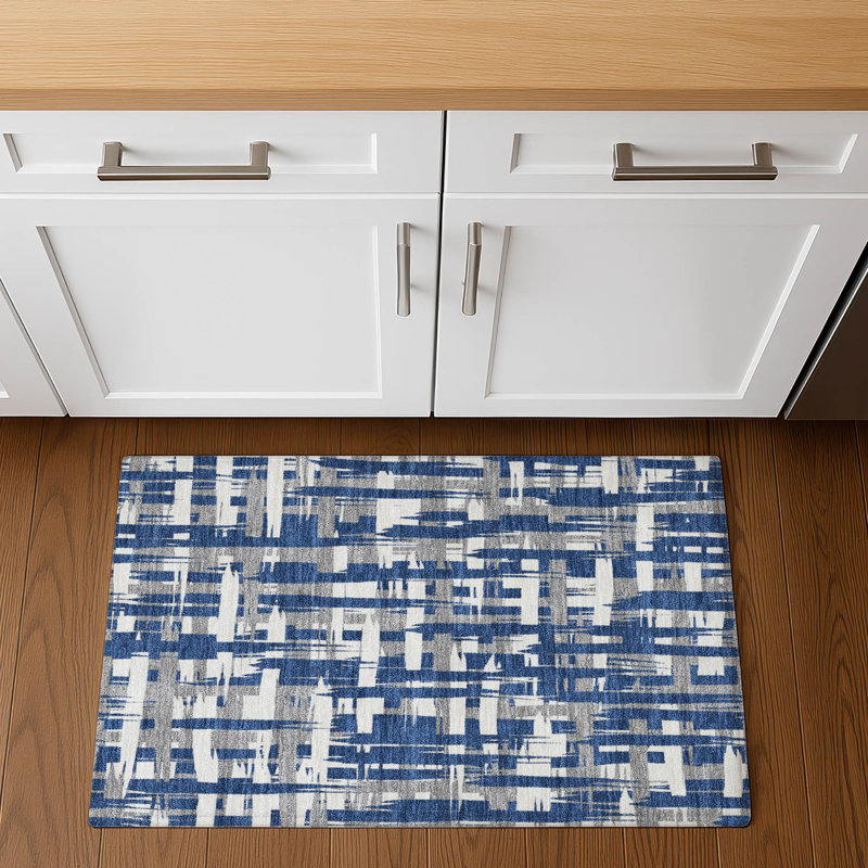 Premium Machine Washable Chelston AMF1849 Stripes Rug, Rectangle 1'8" x 2'6"